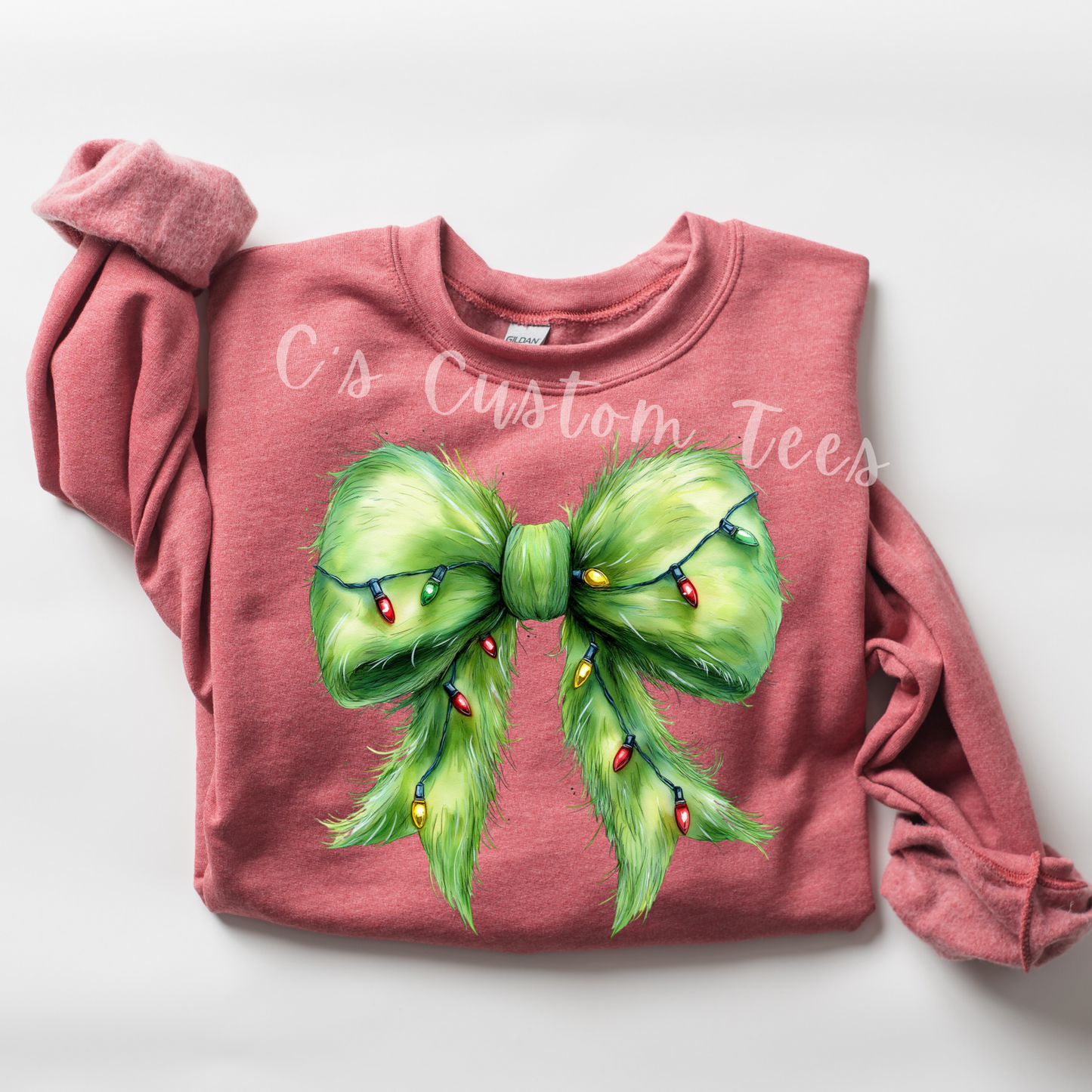 Grinch bow
