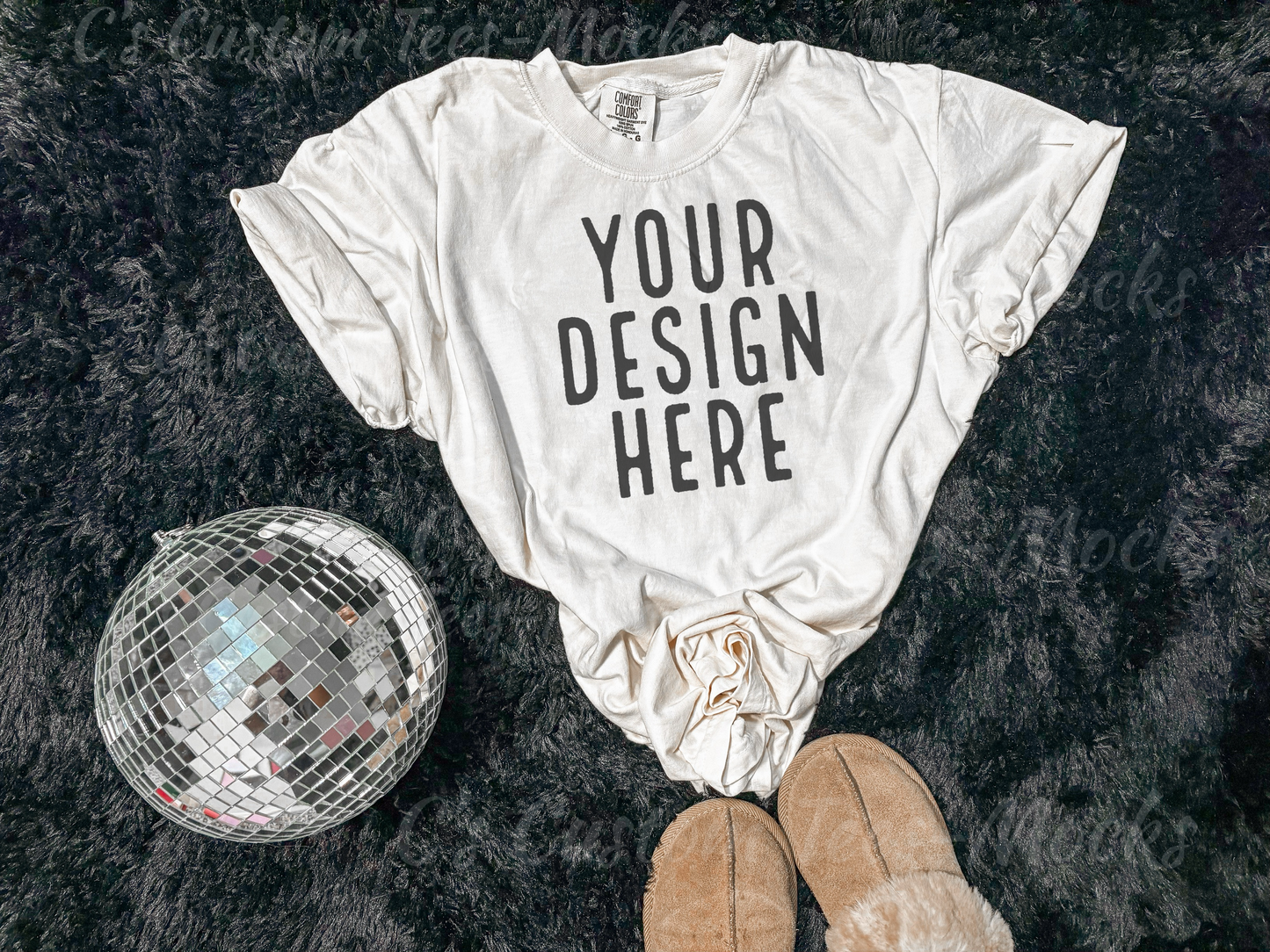 Comfort Color white mockup