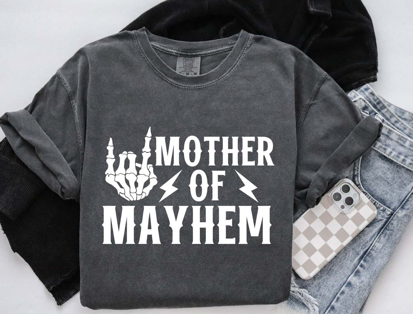 Mother of mayhem -white font only