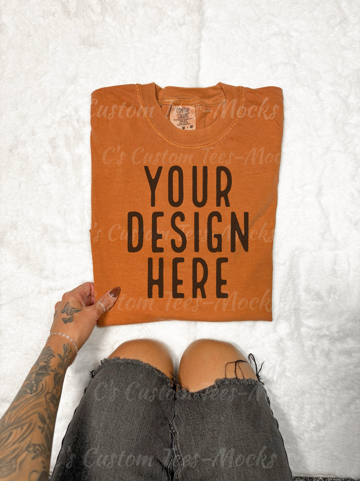 Comfort Color Yam mockup