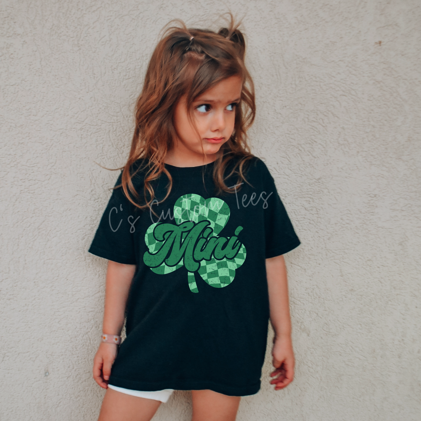 Mini check shamrock-children