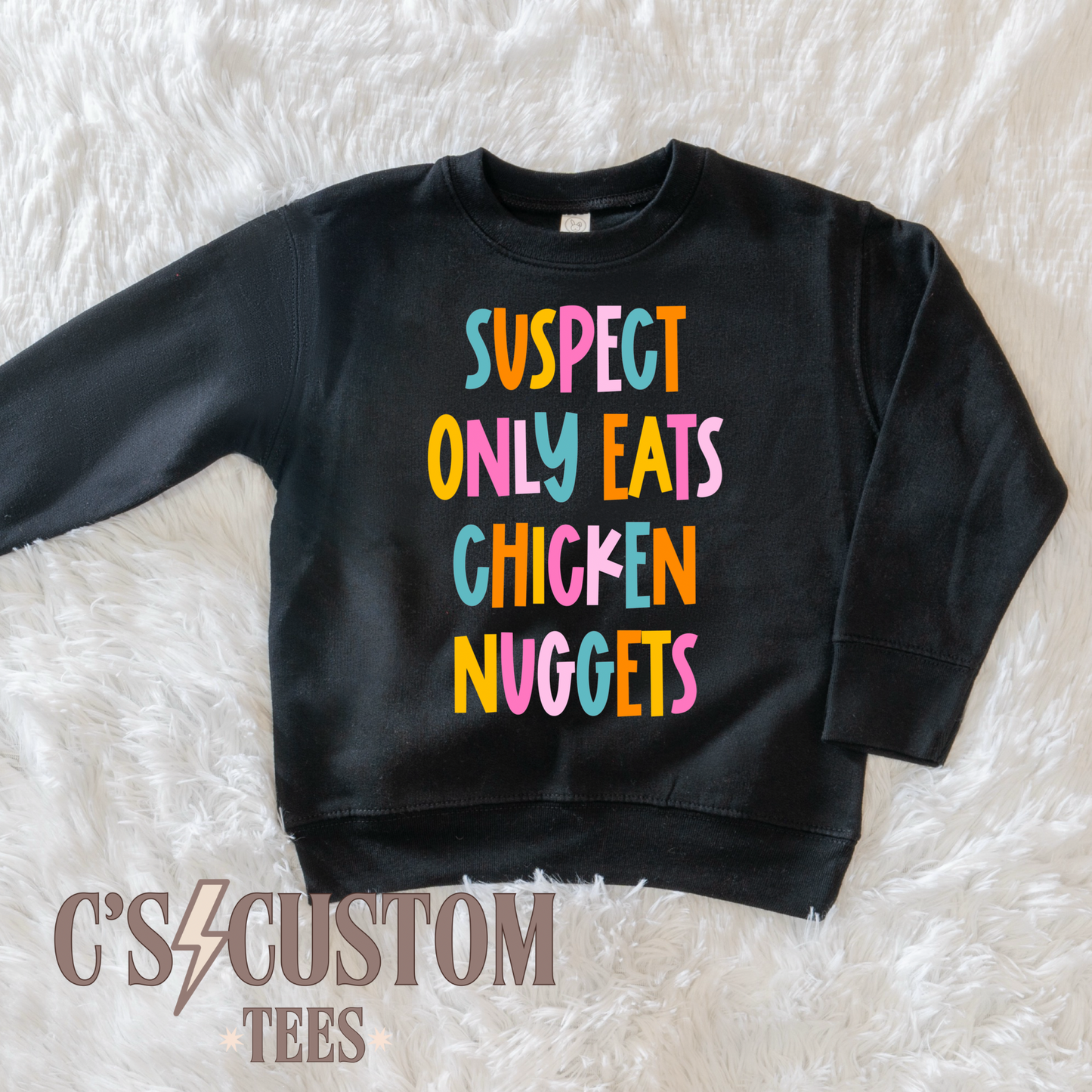 Suspect only eats chicken nuggets pink