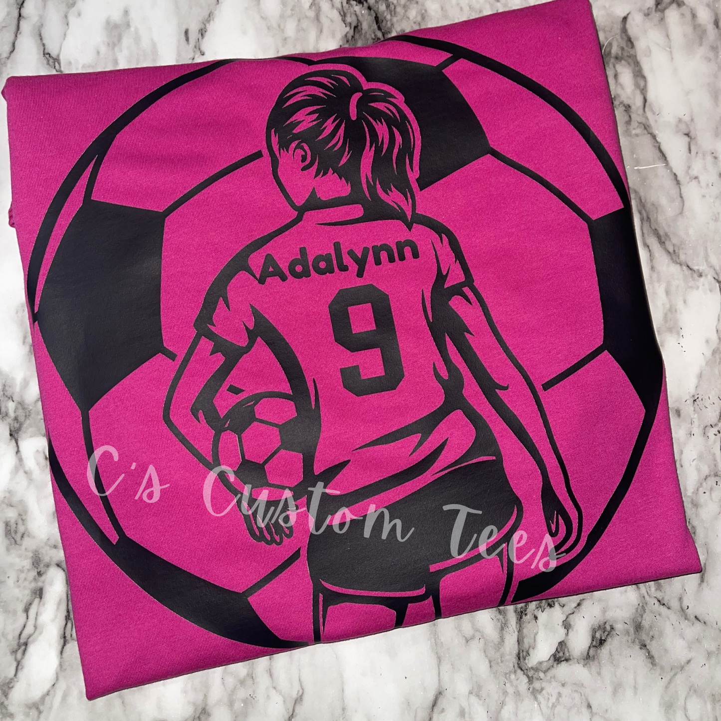 Custom soccer person /soccer mama