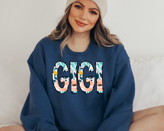 Gigi blue floral