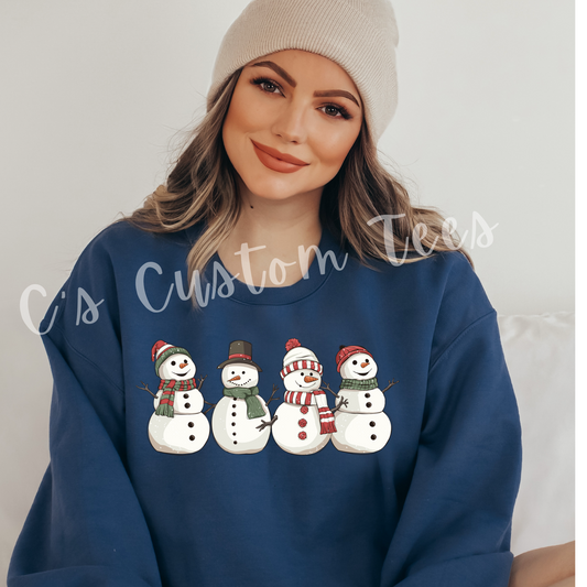 Snowmen line