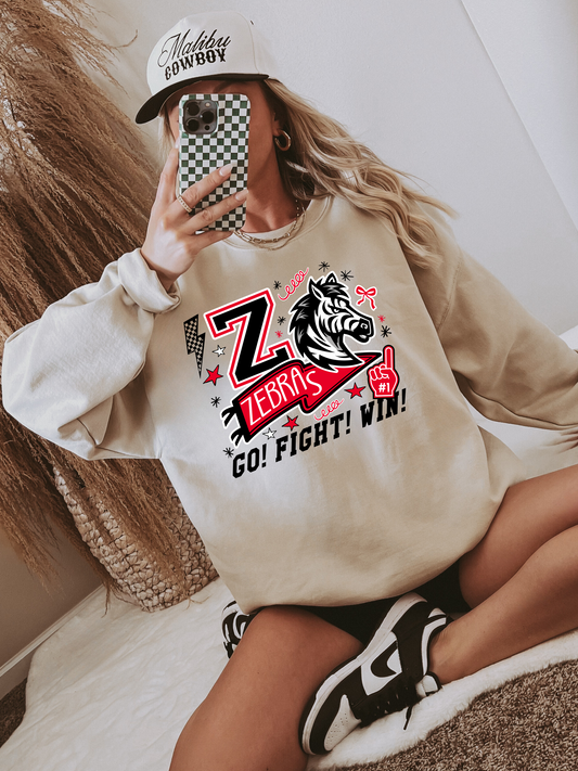 Zebras go fight win -children