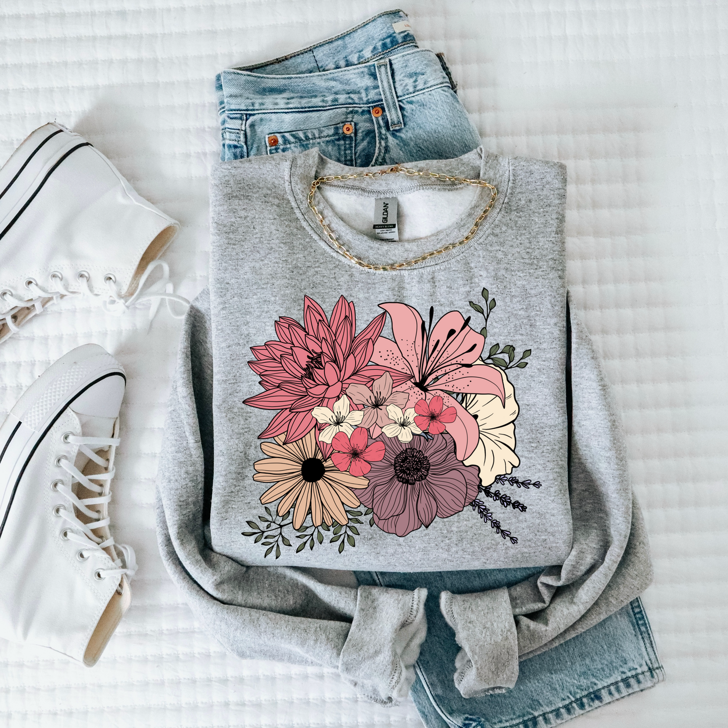 Pink flower bundle