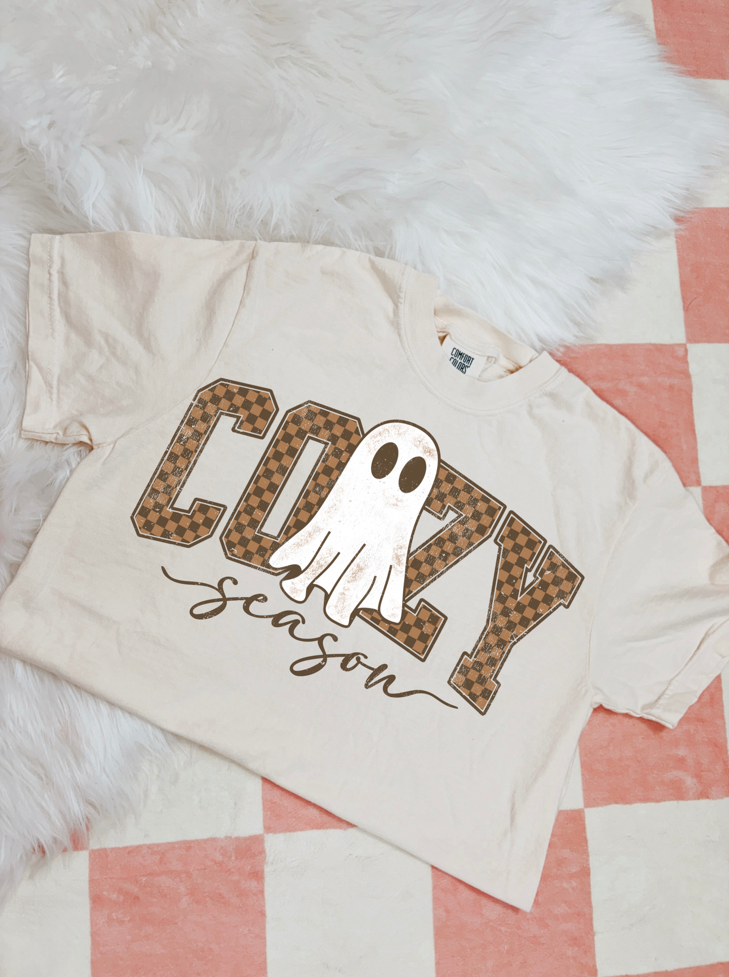 Cozy season check brown