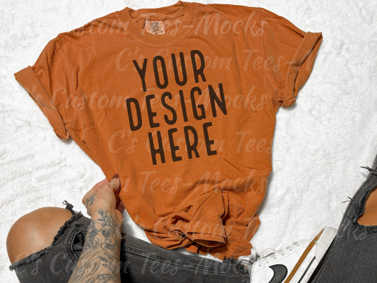 Comfort Color Yam mockup