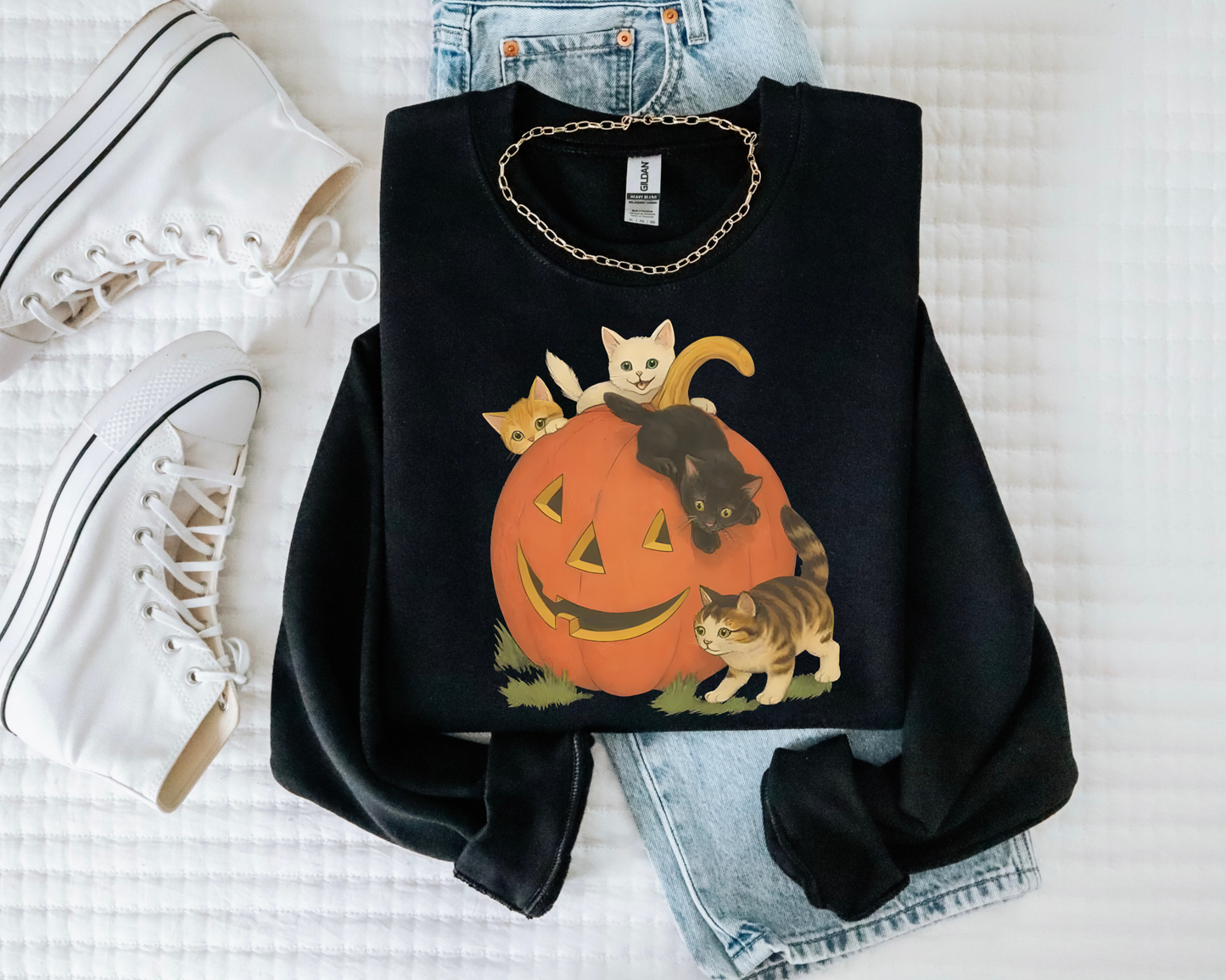 Kitten pumpkin