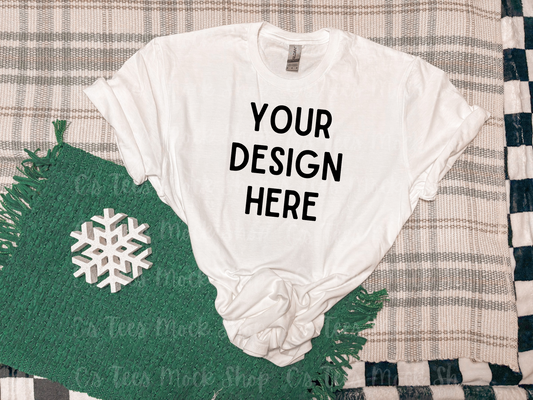 Comfort color white mockup