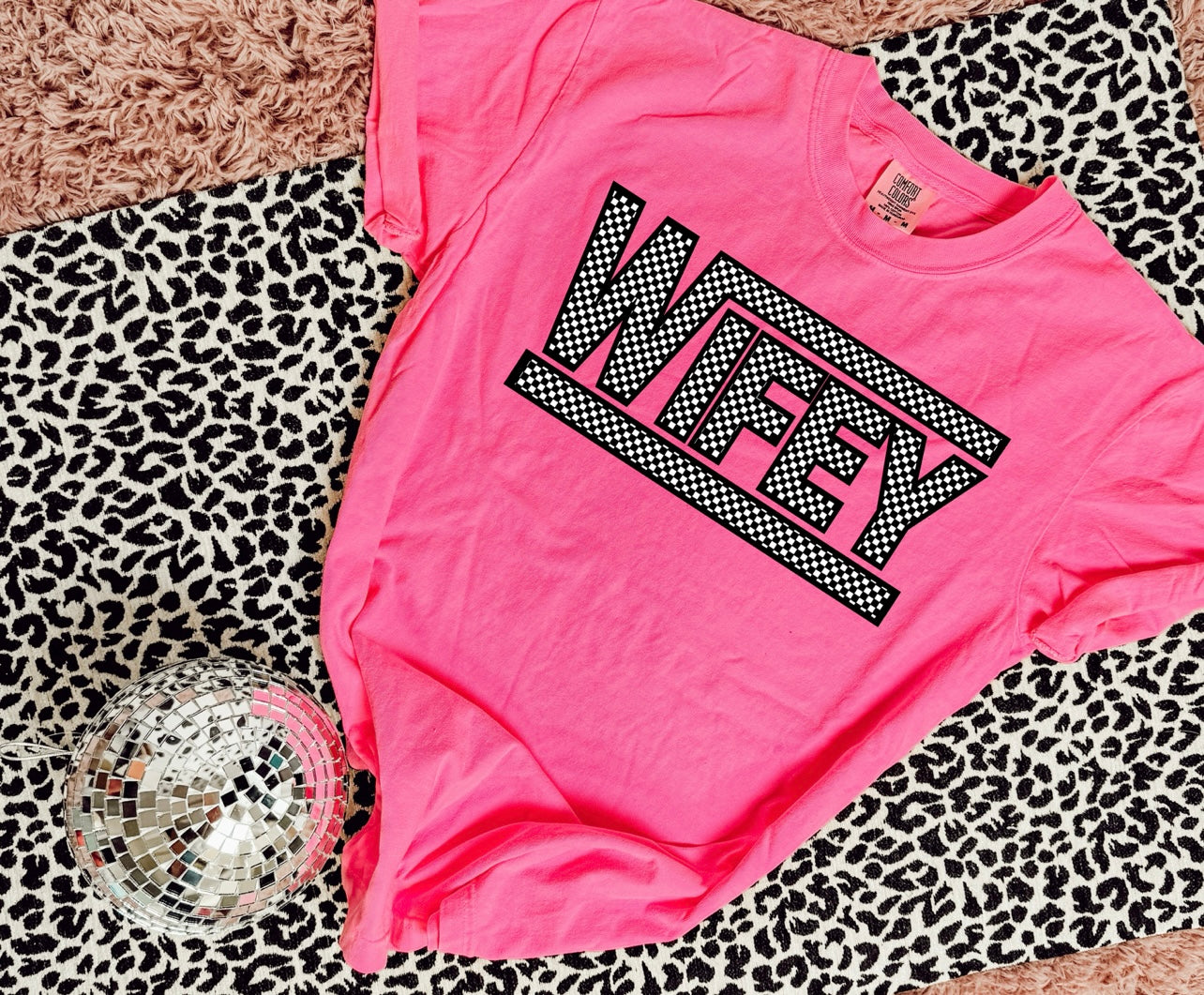 Wifey checkered