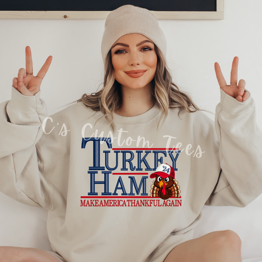 Turkey ham -thankful again