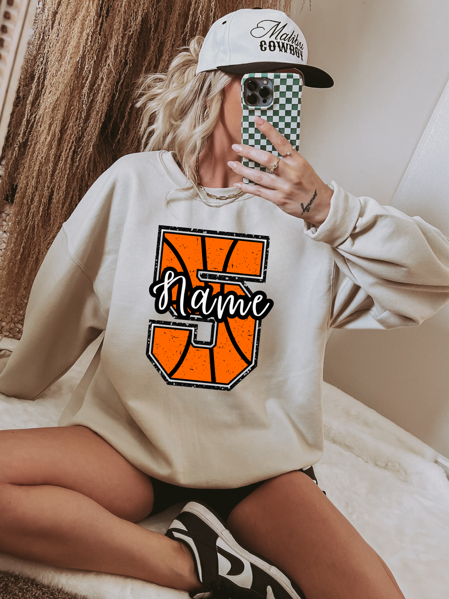 Basketbsll custom name & #