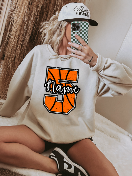 Basketbsll custom name & #