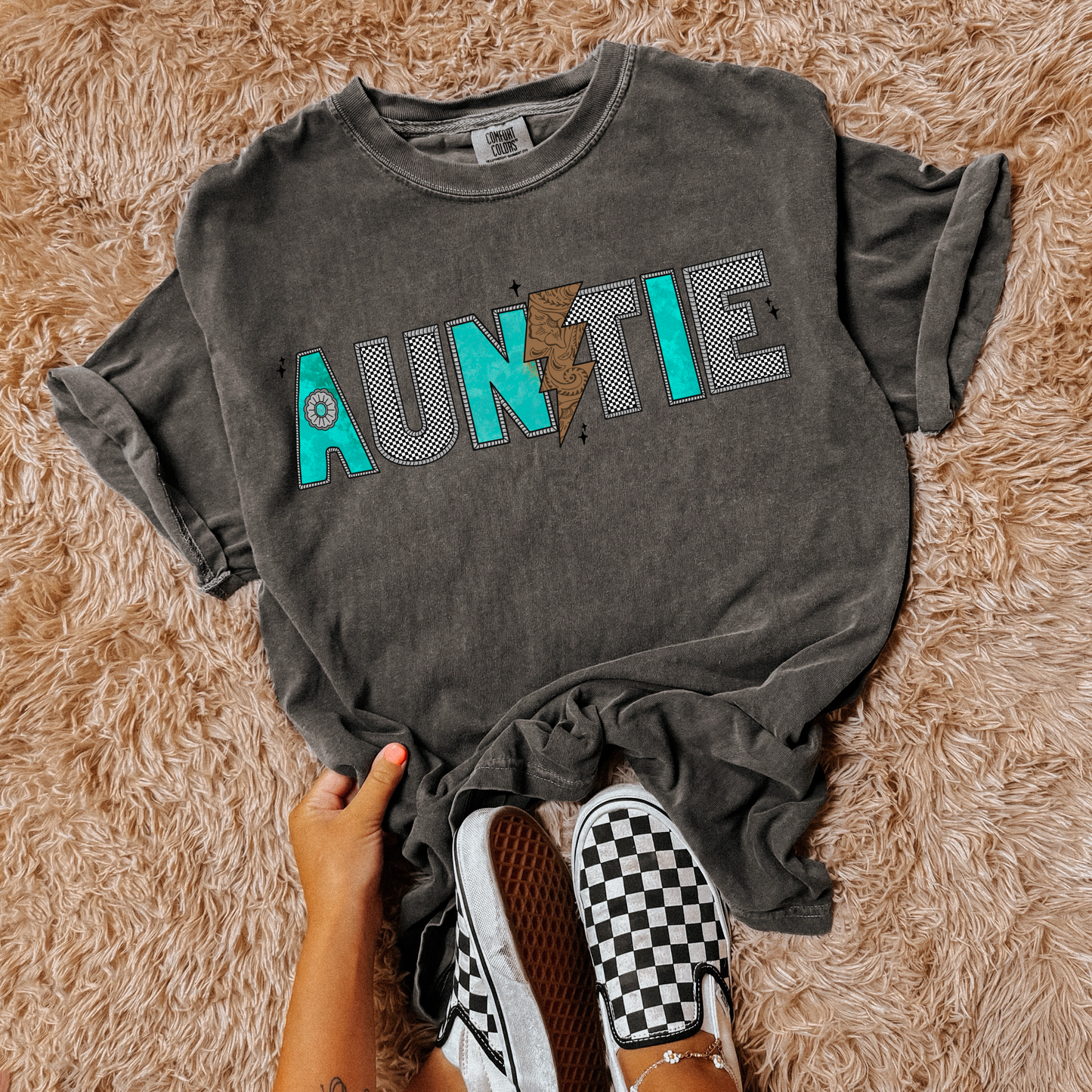 Turquoise auntie