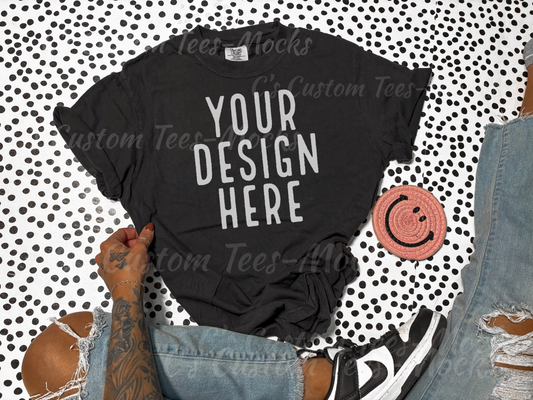 Comfort Color Mockup black