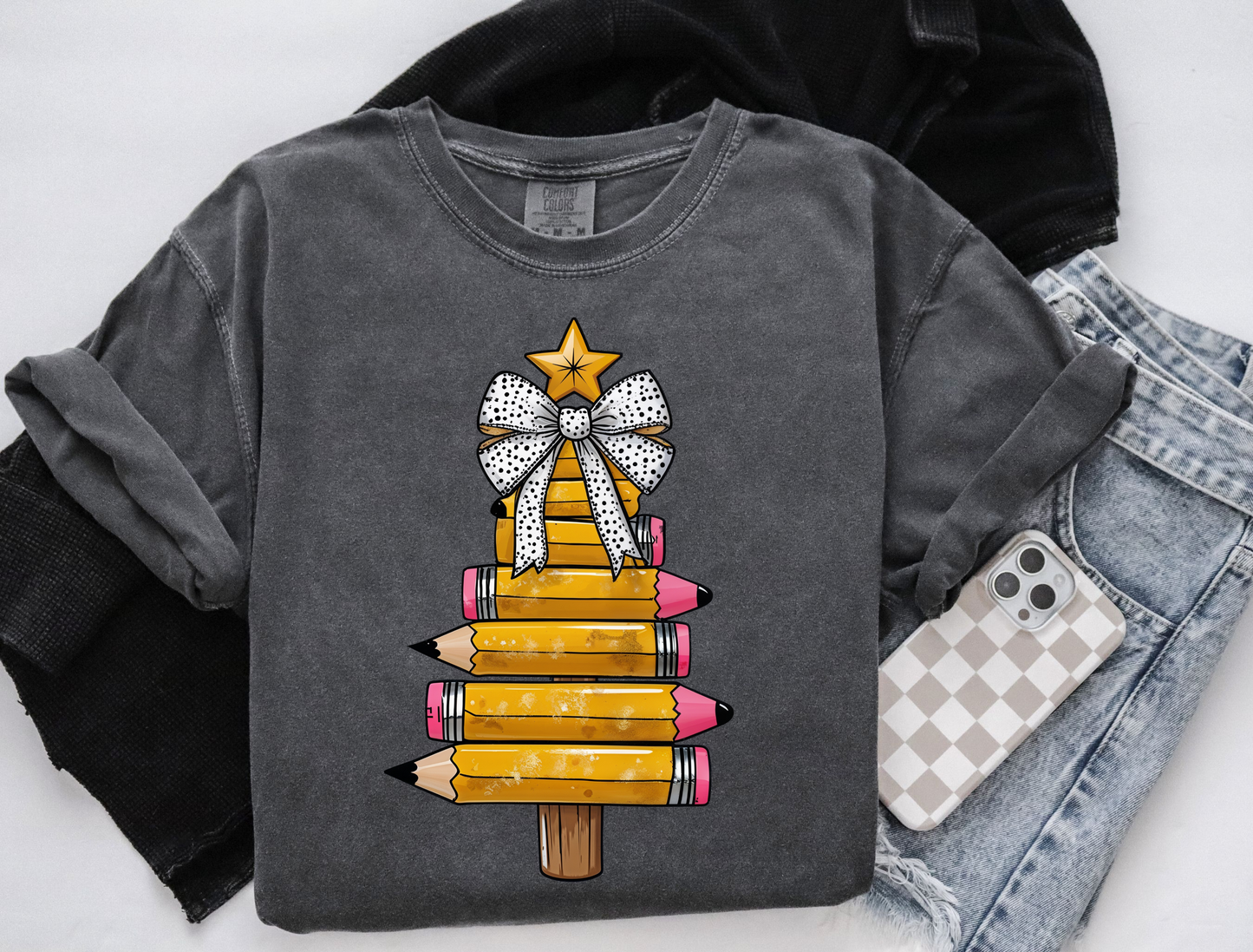 Teacher pencil tree