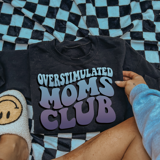 Blue overstimulated moms club