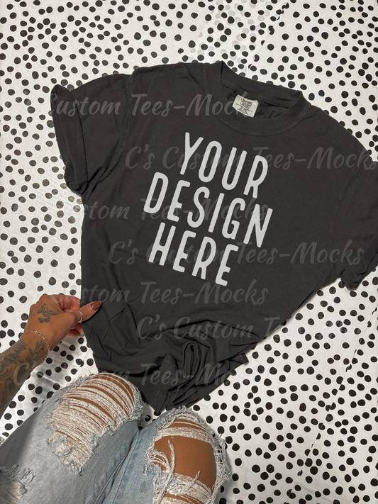 Comfort Color Mockup black