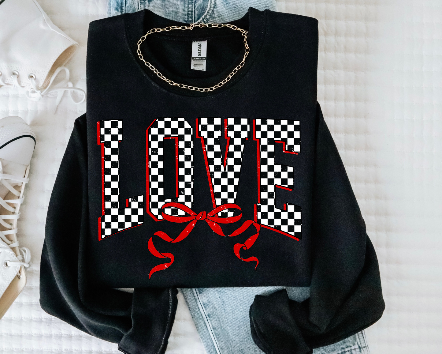 Love check bow