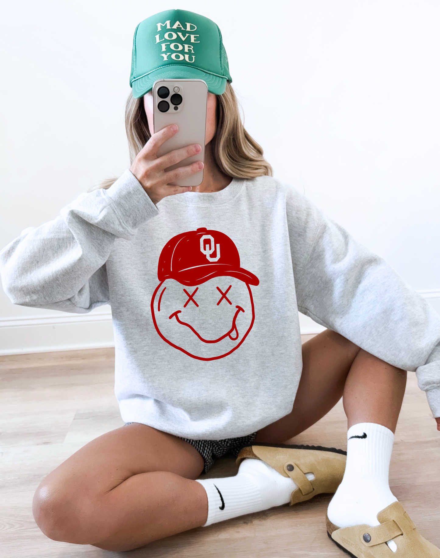 Ou smiley cap