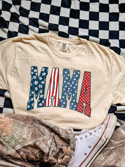4th of July mama pattern