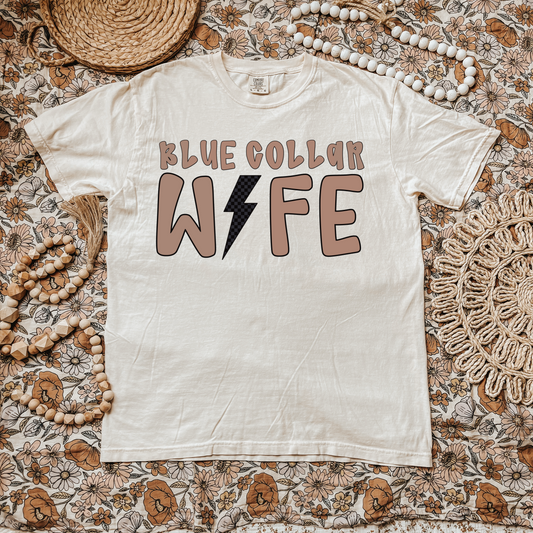 Blue collar wife tan