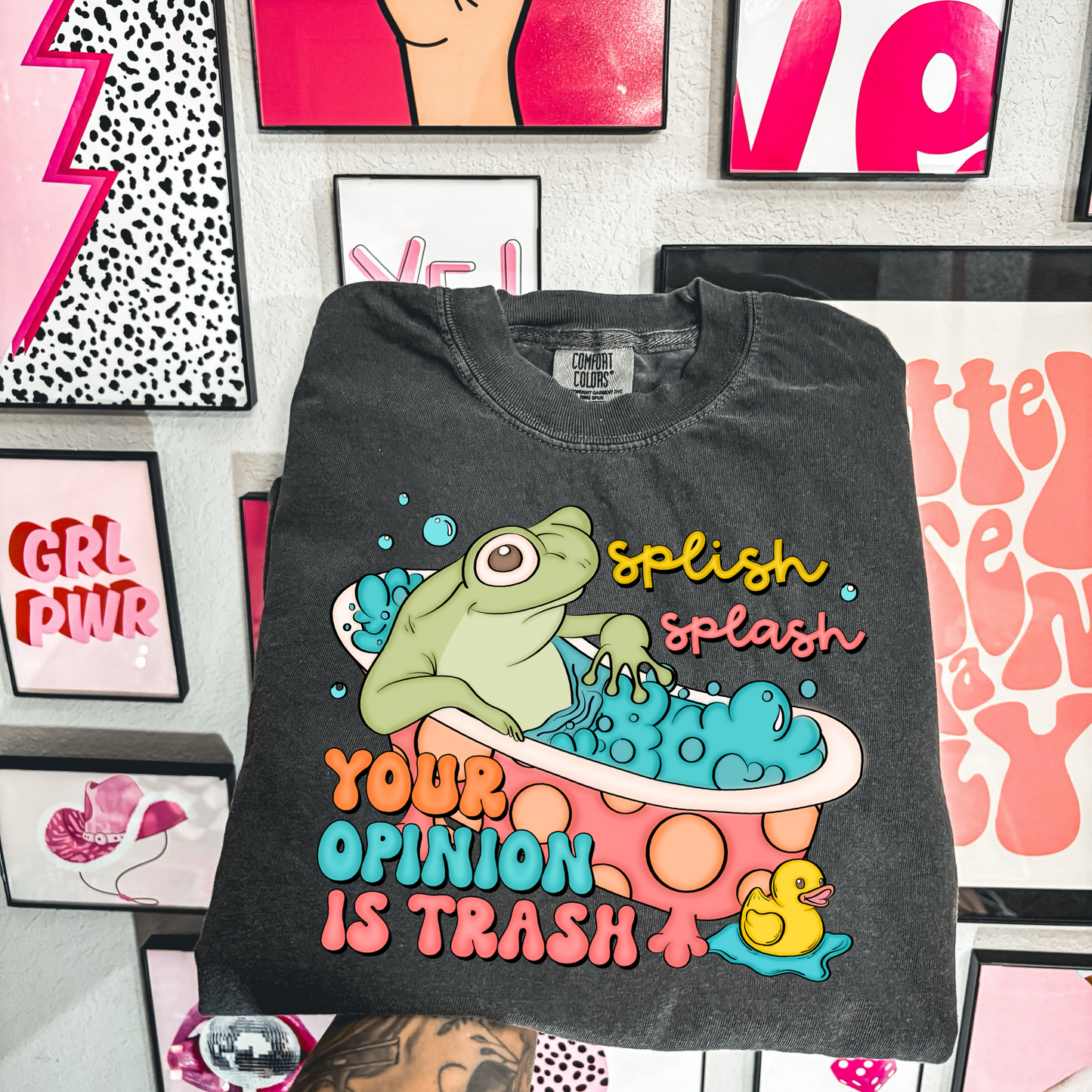 Splish splash your opinion is trash