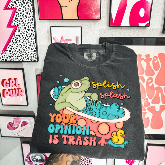 Splish splash your opinion is trash