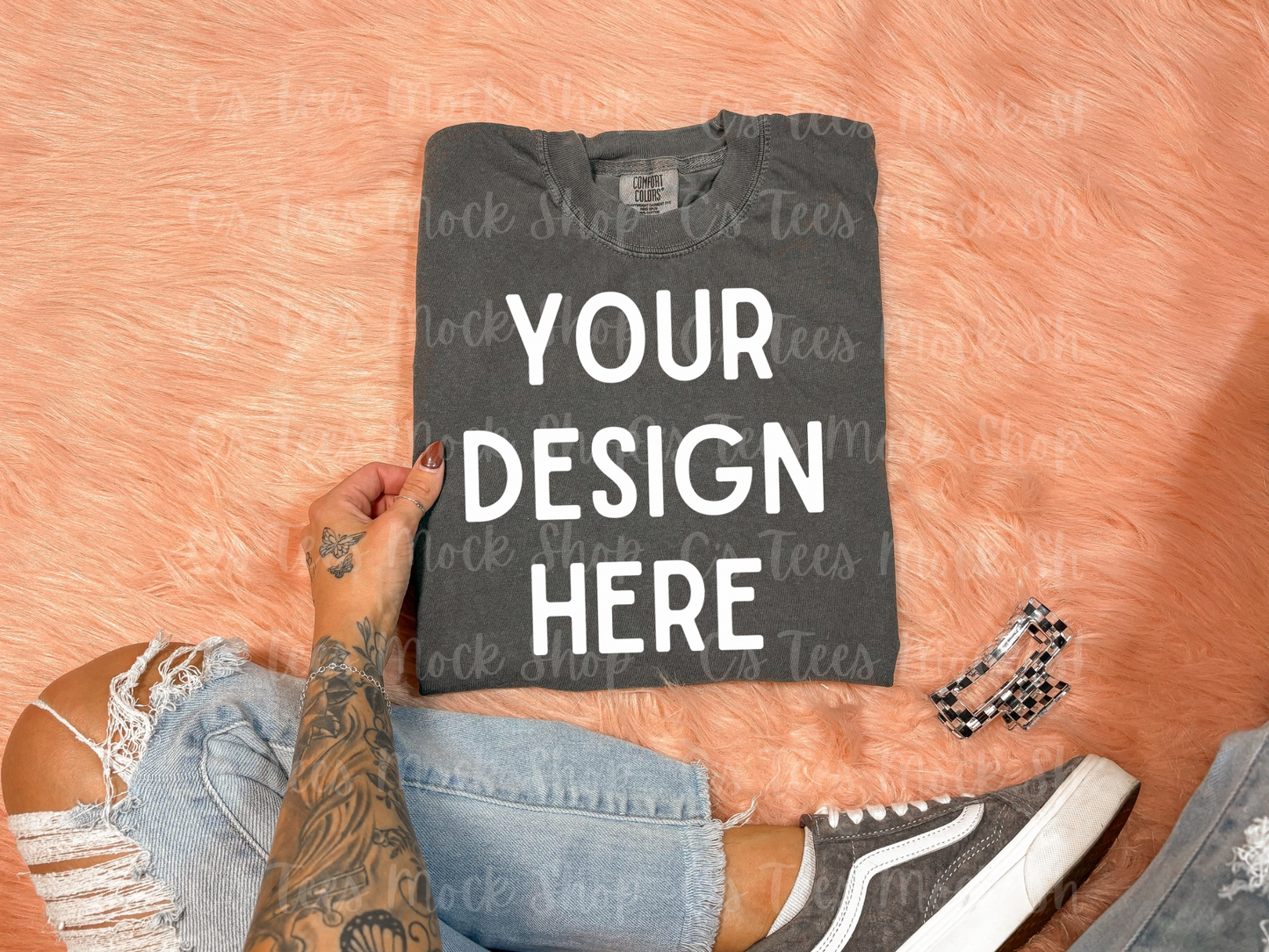 Comfort color pepper mockup