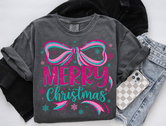Merry Christmas teal