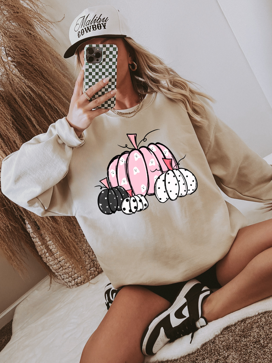 Pastel pink pumpkin bundle