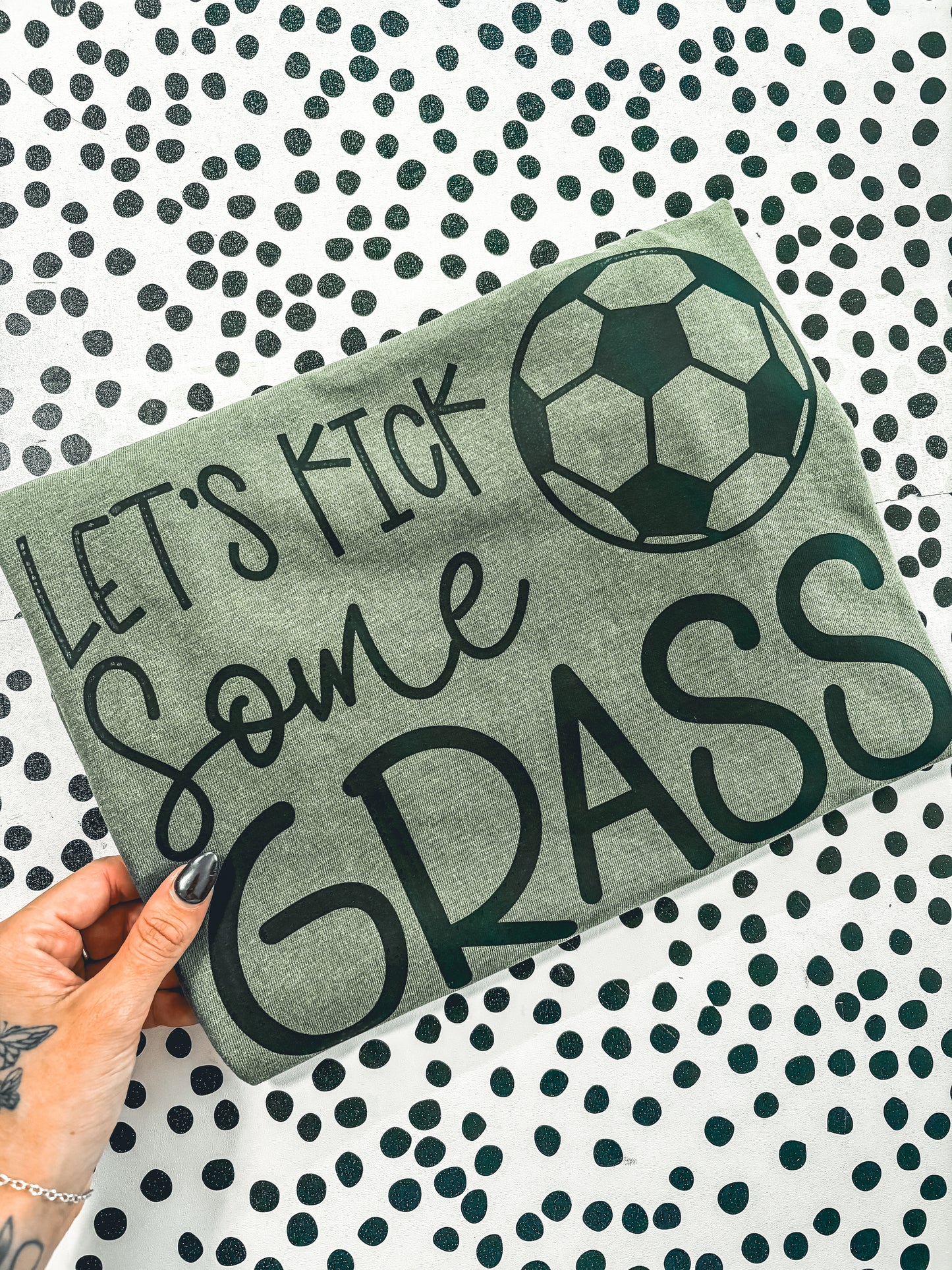 Let’s kick some grass