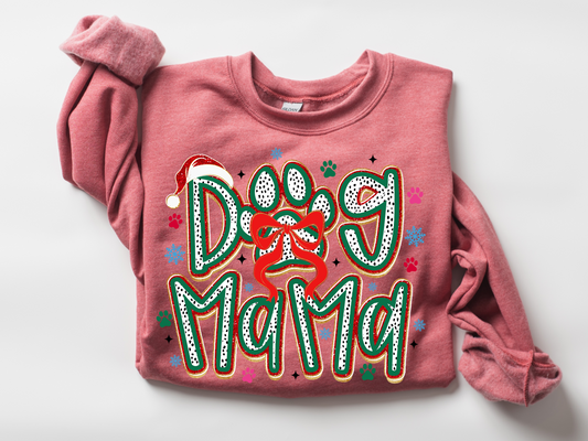 Xmas dog mama