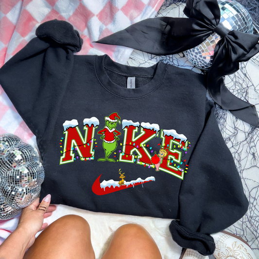 Red Nike grinch