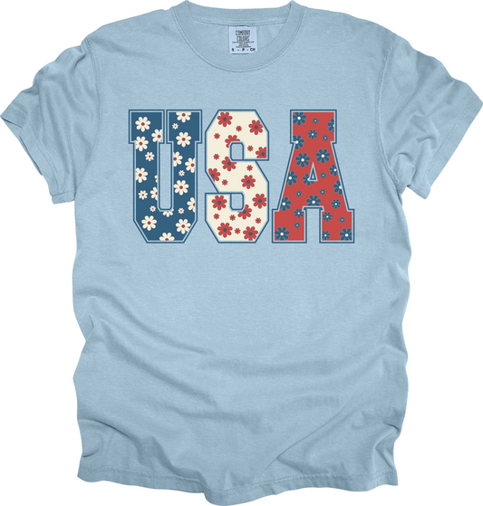 USA multi color floral