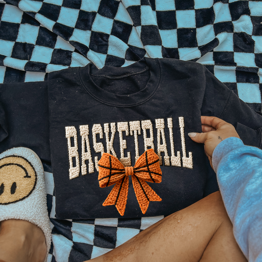 Basketball stitched look