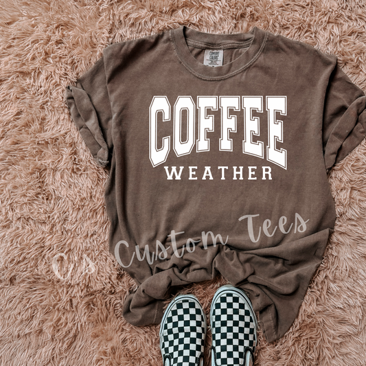 Coffee weather  white