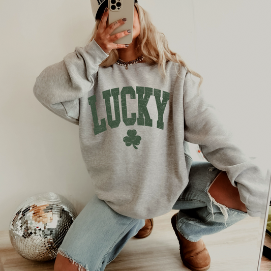 Green lucky grunge