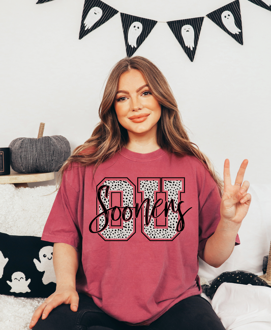 OU polka dot