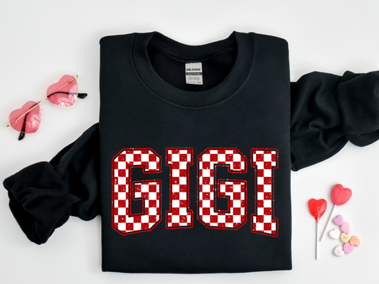 Gigi checkered red