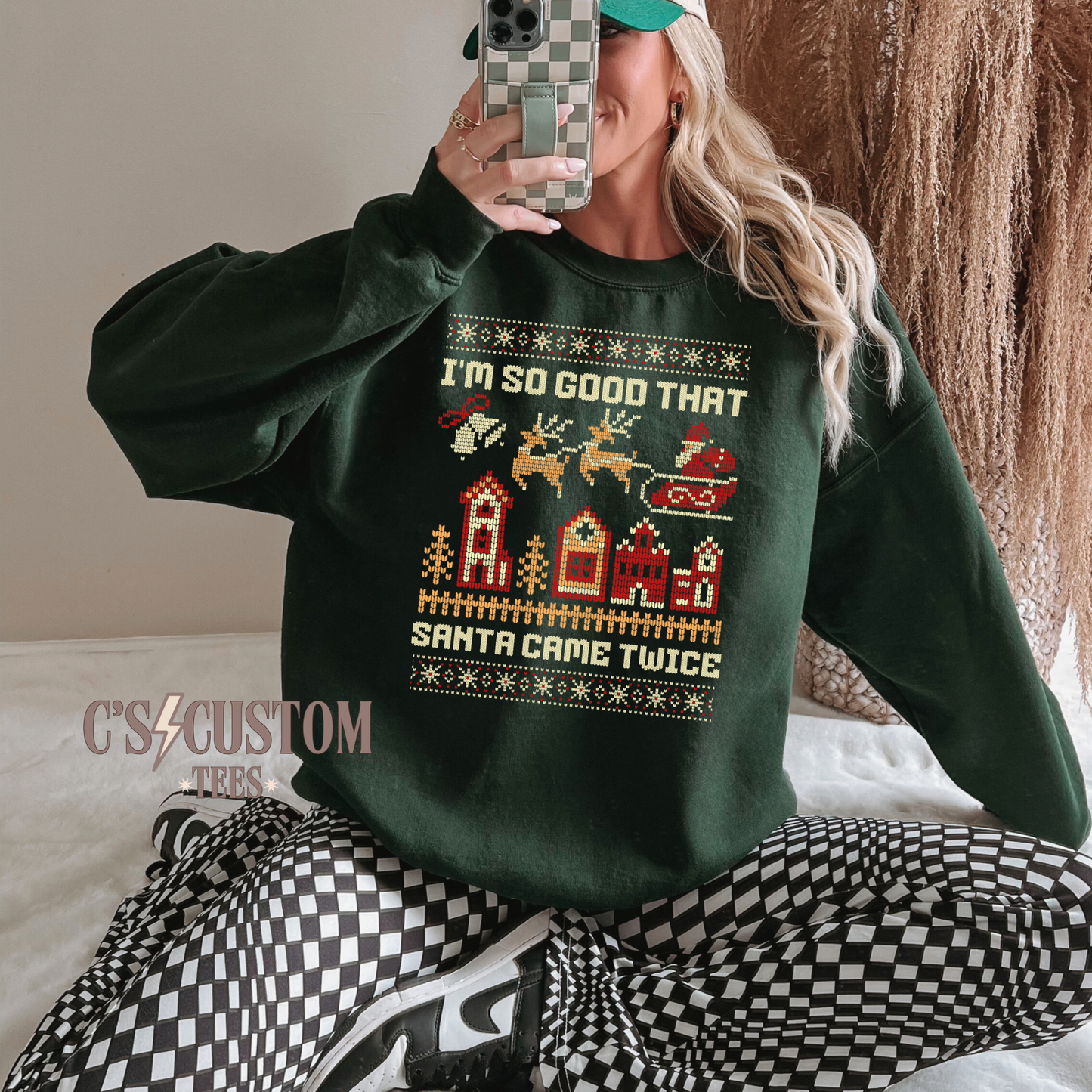 I’m so good Santa came twice