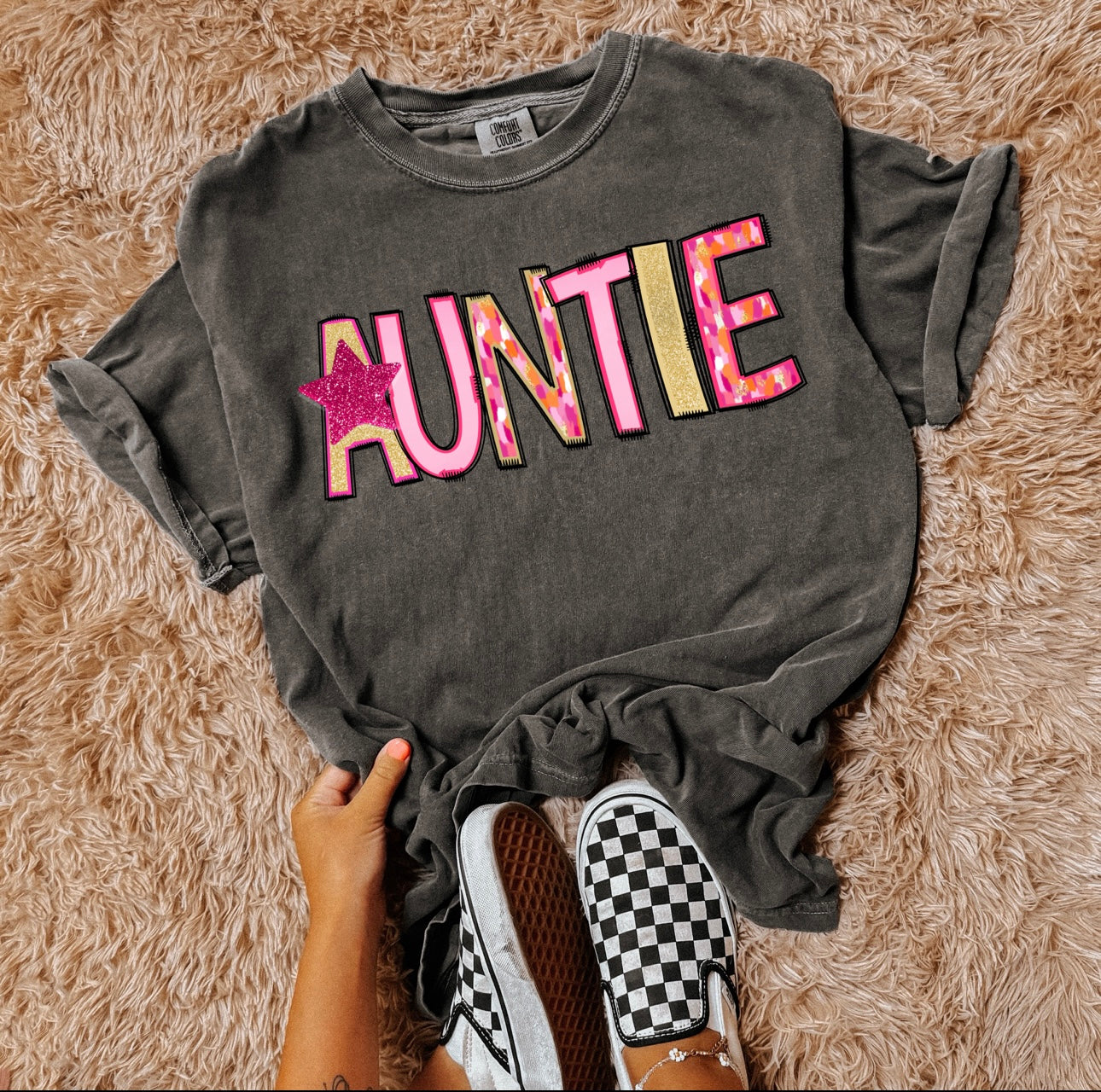 Preppy pink auntie