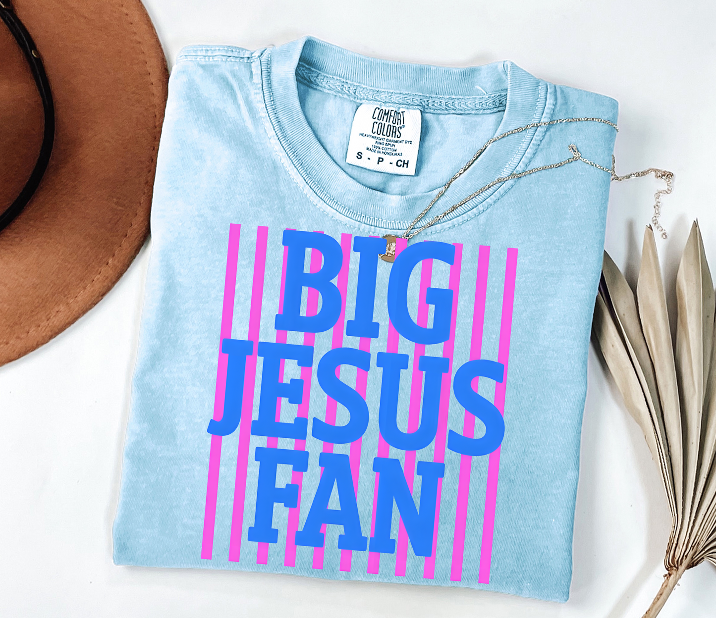 Big Jesus fan stripes
