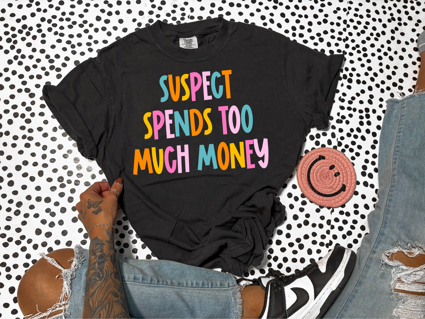 Suspect spends to much money