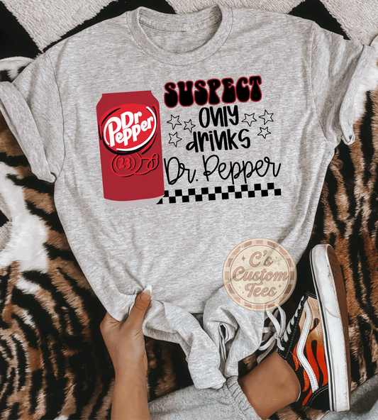 Suspect only drinks Dr Pepper