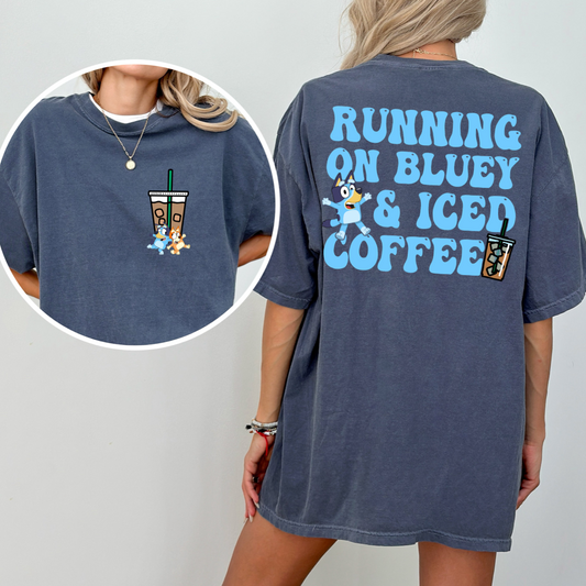 Bluey & iced coffee
