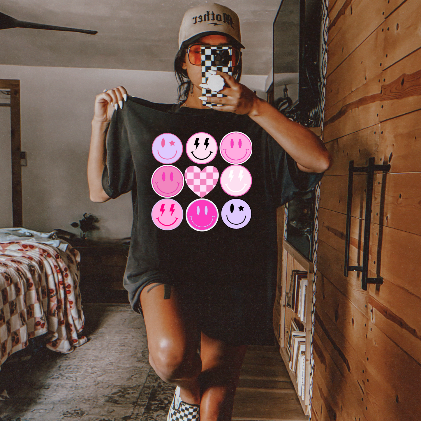 Pink smileys bundle