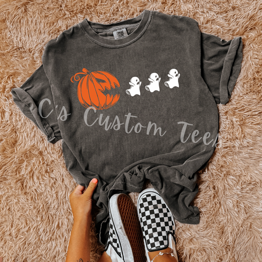 Pumpkin pac man-children